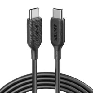 كابل شحن Anker 6ft/1.8m PowerLine III USB-C to USB-C 2.0 100W Cable Ð Black-A8856H11